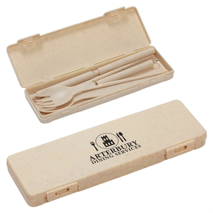 Photo of 6 In 1 Portable Wheatstraw Tableware Set