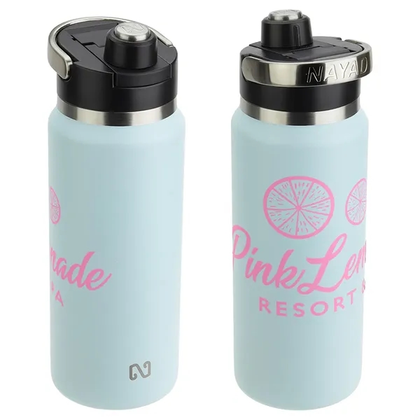 Light Blue color option for Nayad® Traveler 26 Oz Stainless Double Wall Bottle With Twi