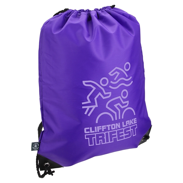 Medium Purple color option for Grab N Go Rpet Budget Drawstring Backpack