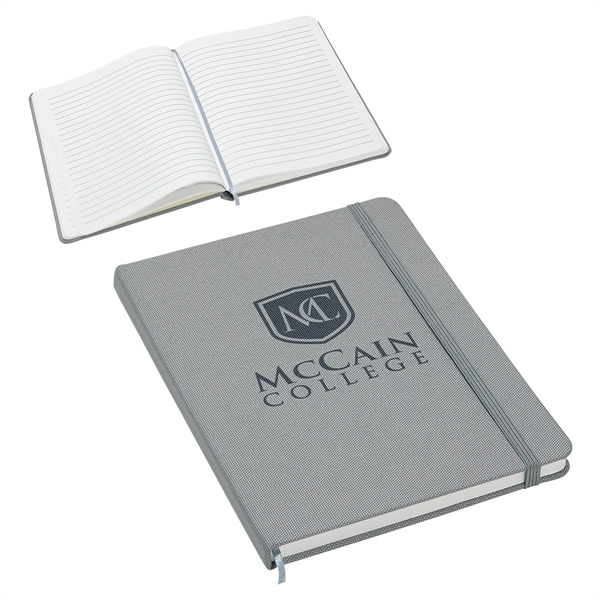 Medium Gray color option for Reprise Rpet Textured Journal With Amazing Stone Paper