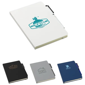Photo of Quorum Soft Touch Journal With Matching Color Gel Pen
