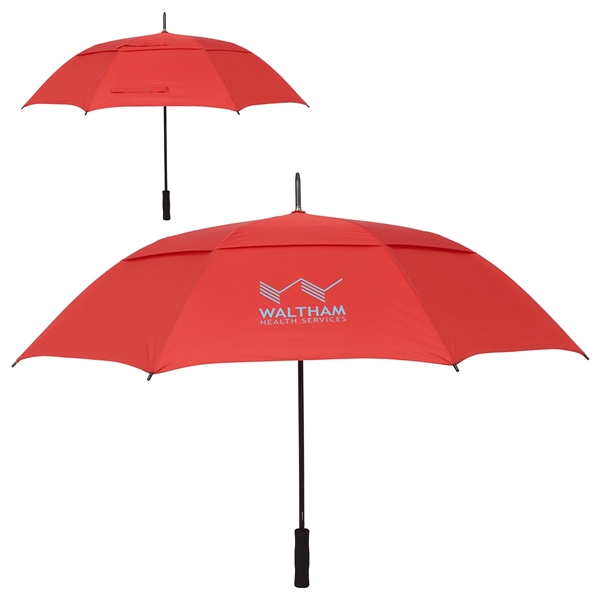 Medium Red color option for Cheshire Vented Auto Open Golf Umbrella