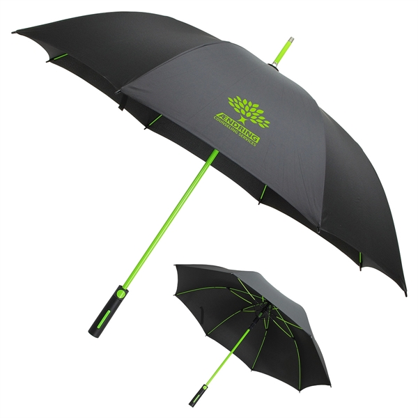 Light Green color option for Parkside Auto Open Umbrella With Contrasting Color Frame