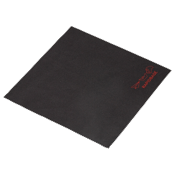 Medium Black color option for Suede 10  X 10  Microfiber Cleaning Cloth  1 Color