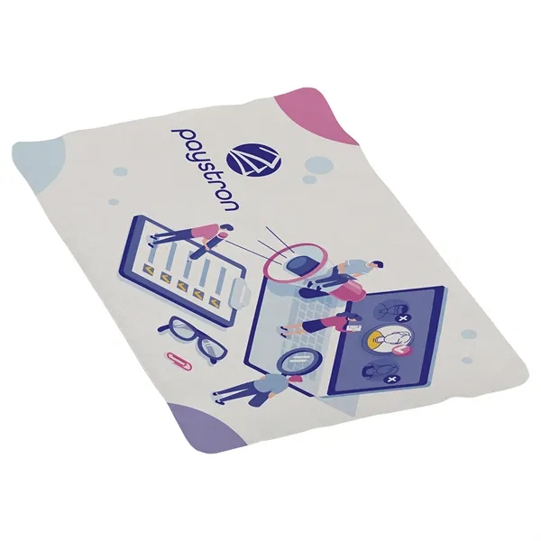 Light Gray color option for Tablet 11  X 7  Microfiber Cleaning Cloth  Full Color