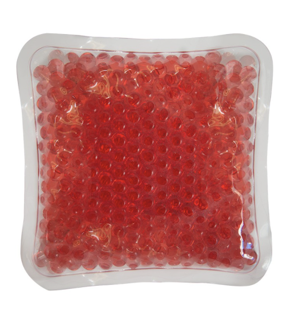Red color option for Gel Beads Hot/Cold Pack Square