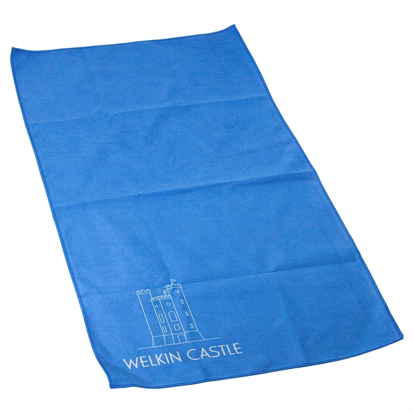 Medium Blue color option for Big League 15  X 30  Microfiber Sports Towel  1 Color