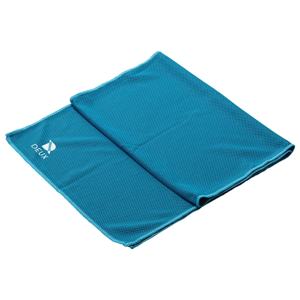 Light Blue color option for Frosty 12  X 36  Microfiber Cooling Towel  1 Color