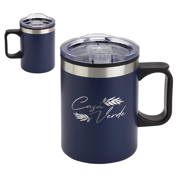 Medium Navy color option for Zara 14 Oz Stainless Steel/Polypropylene Mug