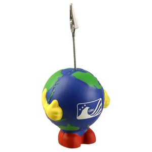 Photo of Earthball Man Stress Reliever Memo Holder