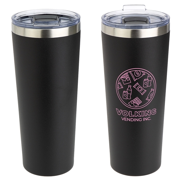 Medium Black color option for Greco 28 Oz Vacuum Insulated Stainless Steel Tumbler