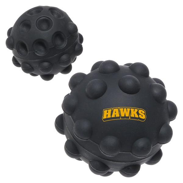 Medium Black color option for Push Pop Bounce Ball
