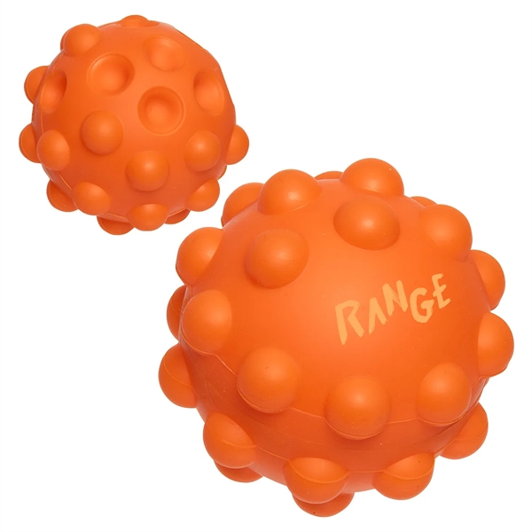 Medium Orange color option for Push Pop Bounce Ball