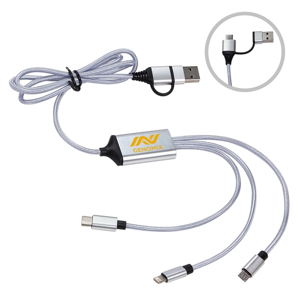 Medium Silver color option for Traverse 3 In 1 Charging Cable