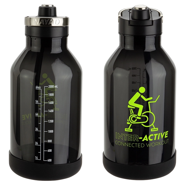 Smoke color option for Nayad® Voyager 84 Oz Tritan® Jug With Silicone Bumper