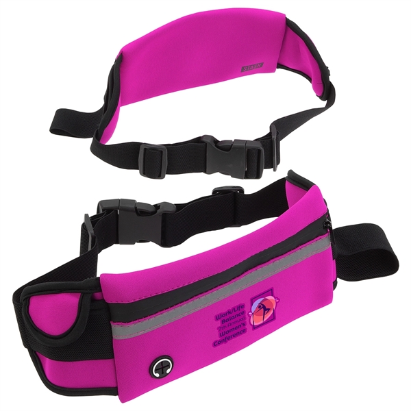Medium Pink color option for Stash Pocket Sport Belt