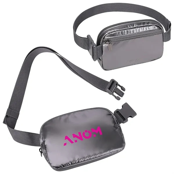 Metallic Gray color option for Aero Loft® Anywhere Belt Bag