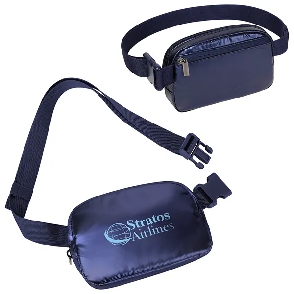 Metallic Navy Blue color option for Aero Loft® Anywhere Belt Bag