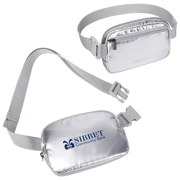 Metallic Silver color option for Aero Loft® Anywhere Belt Bag