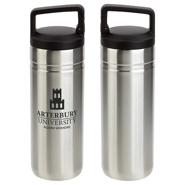 Silver color option for Dante 20 Oz Vacuum Insulated Bottle With Carabiner Lid