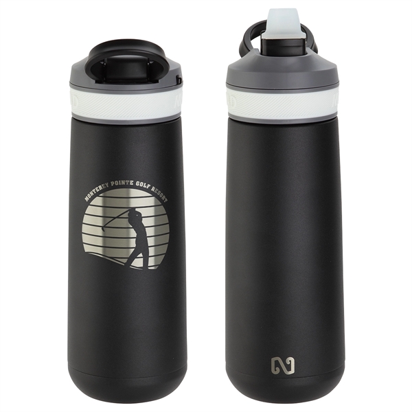 Medium Black color option for Nayad® Vive 23 Oz Stainless Double Wall Bottle