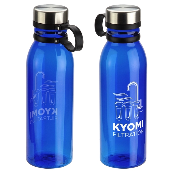 Translucent Blue color option for Puebla 26 Oz Rpet Bottle