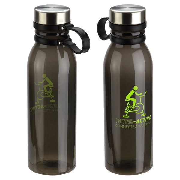 Translucent Smoke color option for Puebla 26 Oz Rpet Bottle