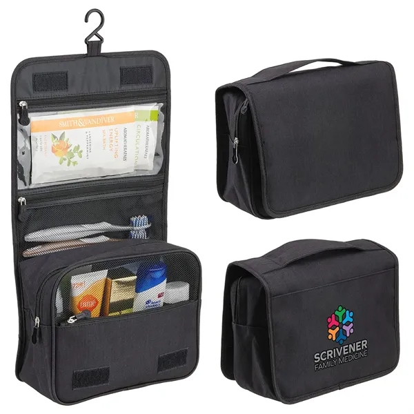 Medium Black color option for Carry All Toiletry Bag