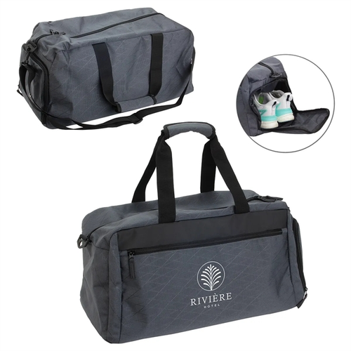 Photo of Diamondback Heathered Polycanvas Travel Duffel