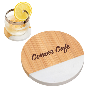 Photo of Bamboo/Marble Combo Coaster