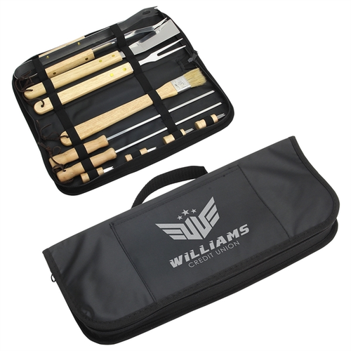 Photo of Redwood 10 Piece Stainless Steel Bbq Set With Carrying Bag