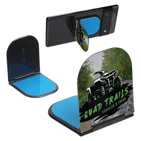 Medium Black color option for Flipstik® 3.0 Hands Free Sticky Phone Stand   Full Color