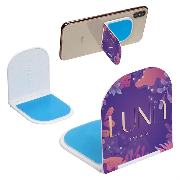 Medium White color option for Flipstik® 3.0 Hands Free Sticky Phone Stand   Full Color