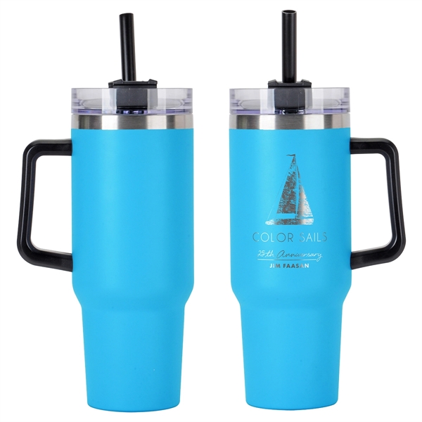 Aqua Blue color option for Maxim 40 Oz Vacuum Insulated Stainless Steel Mug