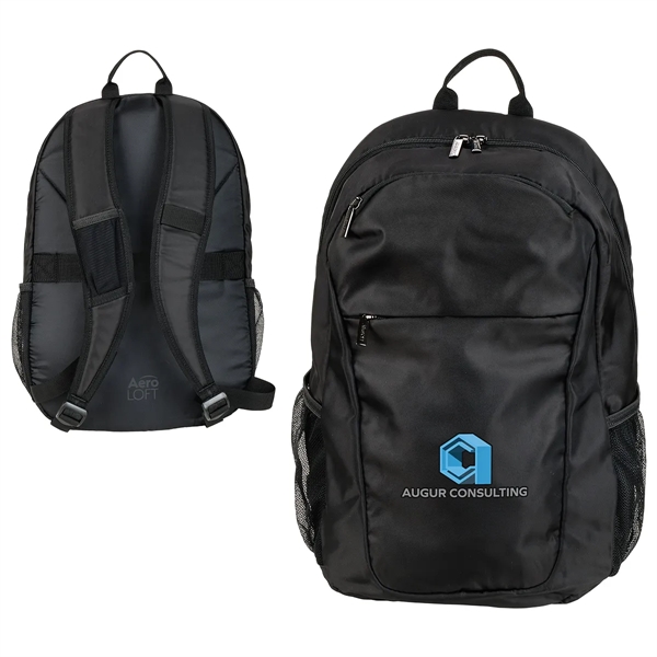 Medium Black color option for Aero Loft® Business First Backpack