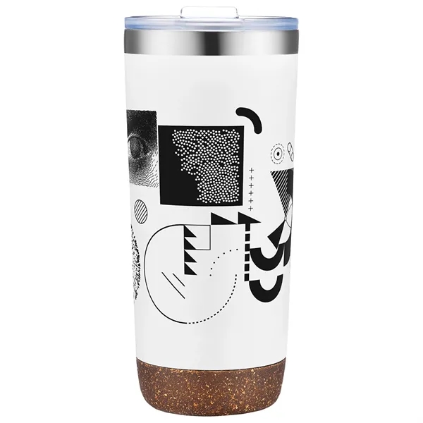 Medium White color option for Cerano 22 Oz Vacuum Insulated Tumbler With Cork Base