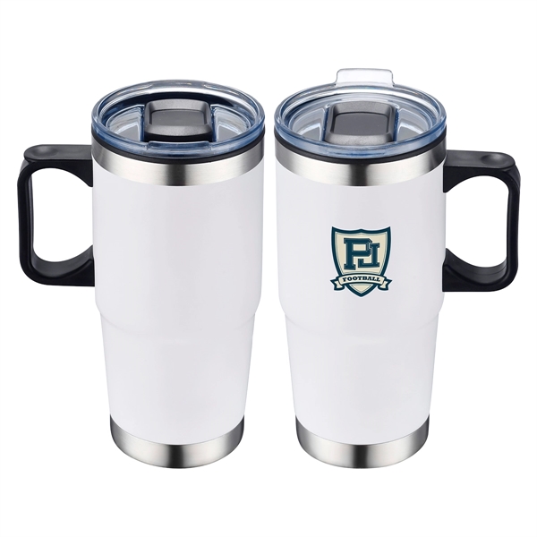 Medium White color option for San Siro 24 Oz Double Wall Travel Mug