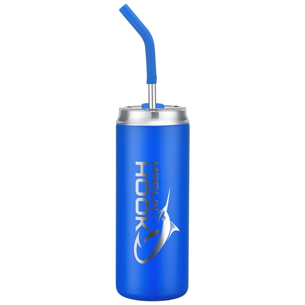 Medium Blue color option for Sirena 20 Oz Vacuum Insulated Tumbler With Straw