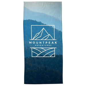 Photo of Silk Touch Beach Blanket/Towel 28  X 58  300 Gsm Poly/Cotton