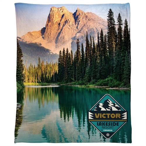 Photo of Silk Touch Sherpa Blanket 50  X 60  420 Gsm   Full Color