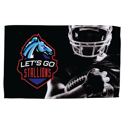 Photo of Terry Microfiber Rally Towel 11  X 18    Full Color