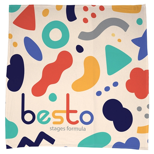 Photo of Cotton Feel Swaddle Blanket 42  X 42  200 Gsm Poly/Spandex  