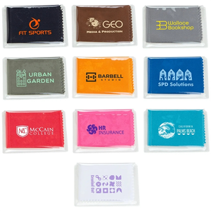 Photo of 6  X 6  220 Gsm Microfiber Cleaning Cloth In Clear Pvc Case