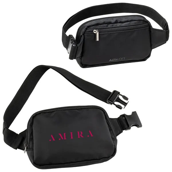 Medium Black color option for Aero Loft® Anywhere Belt Bag   Large
