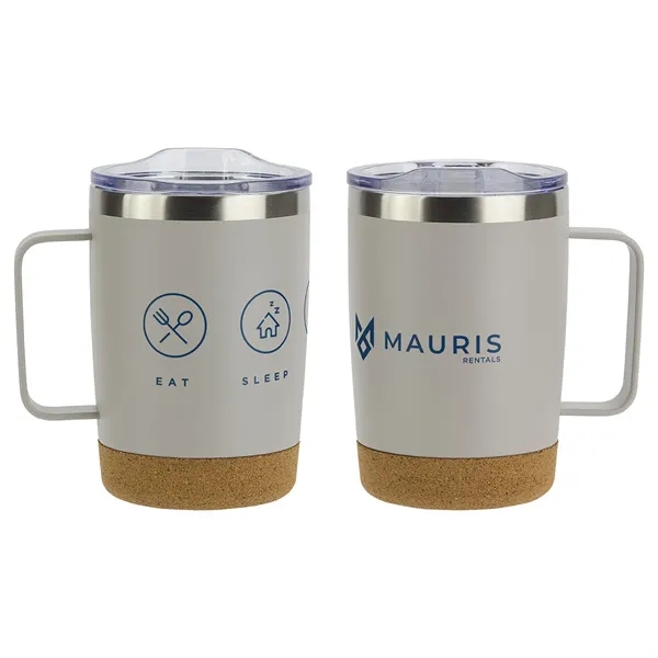 Medium Gray color option for Sapora 12 Oz Vacuum Insulated Stainless Steel Mug With Cork