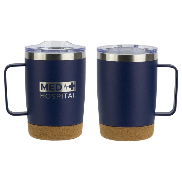 Medium Navy Blue color option for Sapora 12 Oz Vacuum Insulated Stainless Steel Mug With Cork