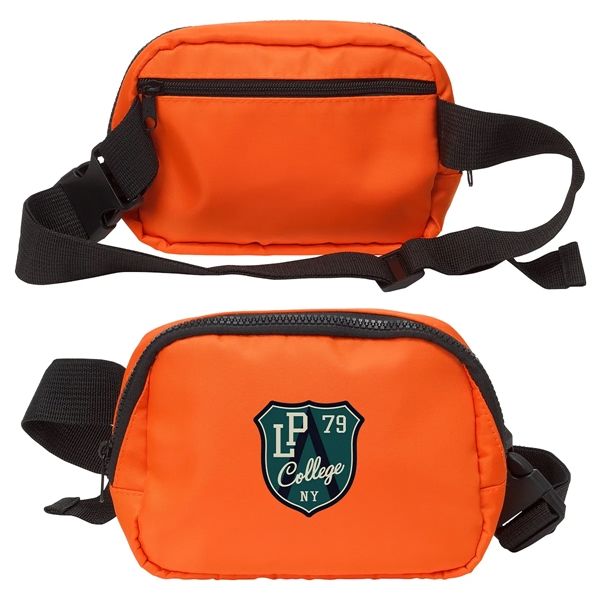 Medium Orange color option for Atlas Polyester Belt Bag