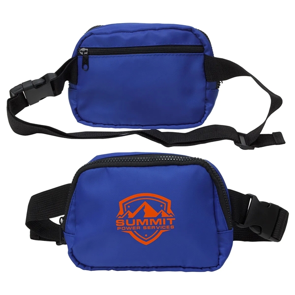 Medium Royal Blue color option for Atlas Polyester Belt Bag
