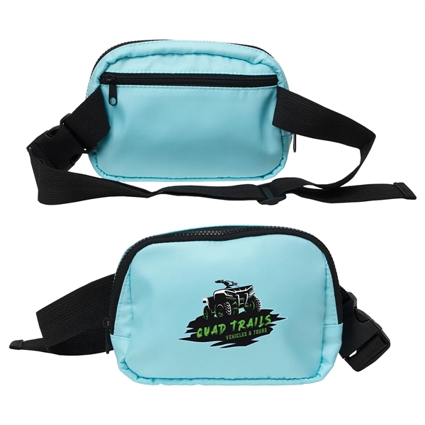 Seafoam Blue color option for Atlas Polyester Belt Bag