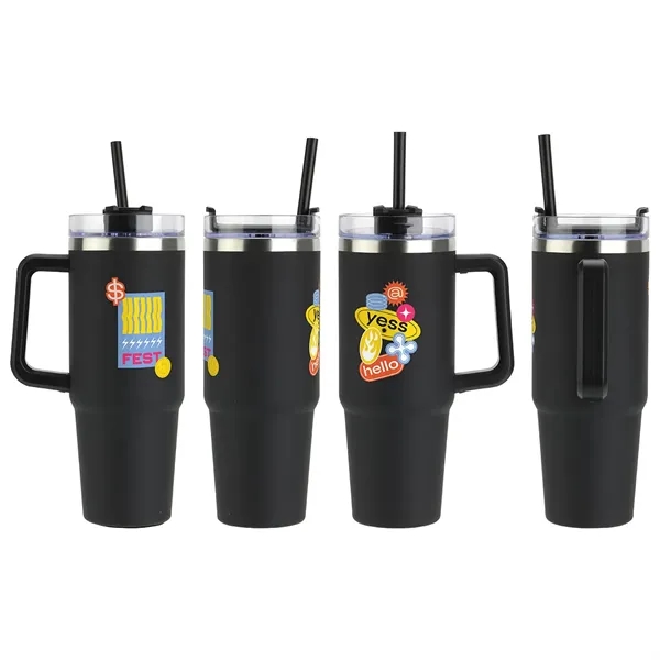 Medium Black color option for Medina 30 Oz Vacuum Insulated Stainless Steel Mug